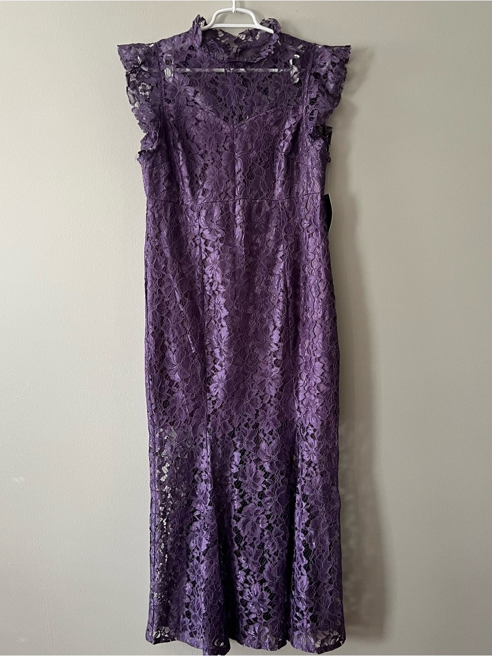 Enfocus Studio Purple Lace Maxi Dress Size 10